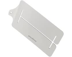 Metalen Naaiclips - Stof Klemmen - Precisie Quilten - Naadgeleider Twee Niveaus - 10 x 6 cm - Zilverkleurig