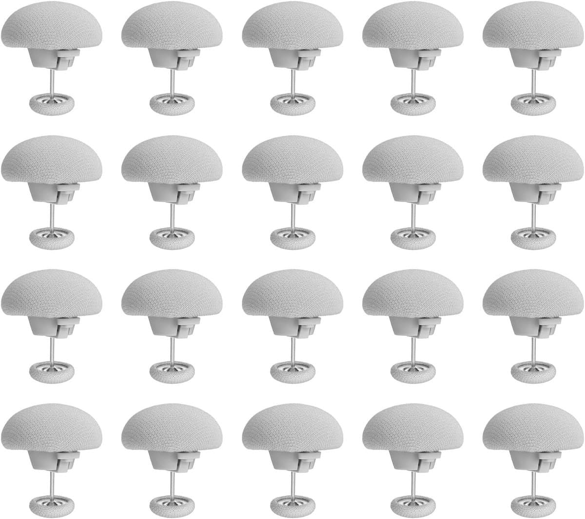 Dekbedclips - 20 stuks - Bed Sheet Holders - Knijpers - Dekbedovertrek clips - Attachment Comforter - Dekbed knijpers - Clips voor Dekbedden en Lakens - Om rommelige lakens te organiseren - Wit — afbeelding 1