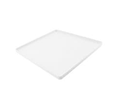 Lekbak Wasmachine - Opvangbak tegen lekkage - Siliconen - 65x60x3 cm - Wit - Bodo — afbeelding 1