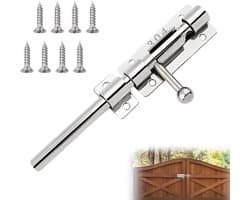 RVS deurgrendel voor huis en tuin - 304 roestvrij staal - verdikt - 16 cm