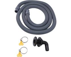 Bilge Pomp Slang - Afvoer Kit - Watersport Boot - Hoge Druk Bestendig - 2 Meter 19mm - Zwart
