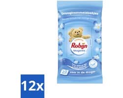 Robijn Droogtrommeldoekjes Morgenfris 20 stuks per verpakking - Voordeelverpakking - 12 stuks