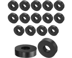 Rubberen spacers - Anti-vibratie bussen - Trillingen dempen - Olie en corrosiebestendig - 40x16x10 mm - Zwart
