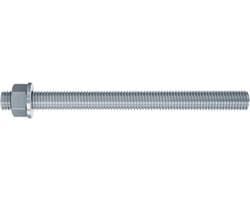 Verzinkte Ankerstang M16 x 250 Staal Kwaliteit 8.8 voor Injectiemortel