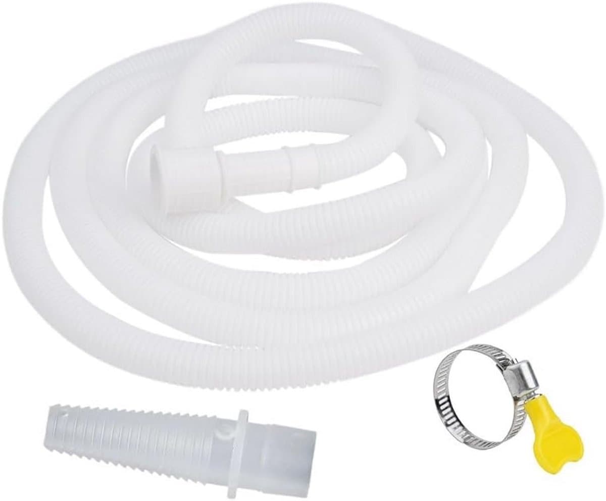 Flexibele Afvoerslang voor Airco, Droger of Wasmachine - Waterafvoer Verlengbuis met Connectoren — afbeelding 1