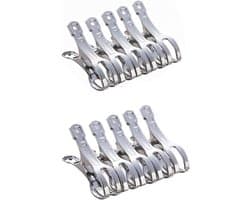 Grote Kleren Drogen Clips - Set van 10 stuks voor Wasgoed, Quilts en Strandlakens