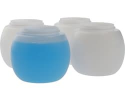 4 x Wasbol 230 ml - Doseerbol Vloeibaar Wasmiddel - Wasbollen voor Wasmachine - BPA Vrij - Niet Breekbaar - Wasbol tot 65 graden - 4 stuks