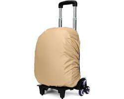1 stuks trolleyhoes voor kinderen en jongeren, waterdichte rugzakhoes, regenhoes, rugzak voor regen, waterdicht (kaki, C)