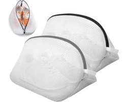 Waszak voor de Wasmachine - 2-delige Mesh Set voor Schoenen, Bescherming en Beschadiging Voorkomen