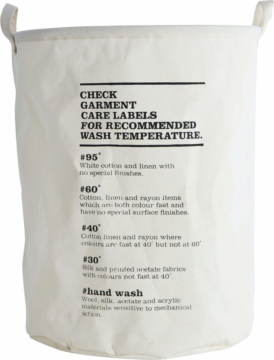 House Doctor Wasinstructies - Wasmand — afbeelding 1