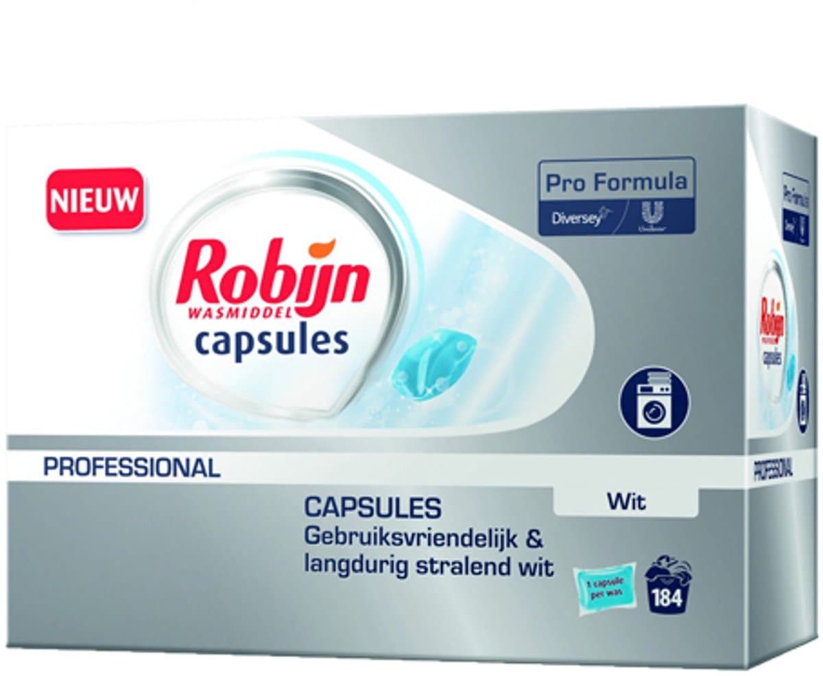 Robijn White Wasmiddel Capsules Pro Formula - 1 zak van 46 capsules — afbeelding 1