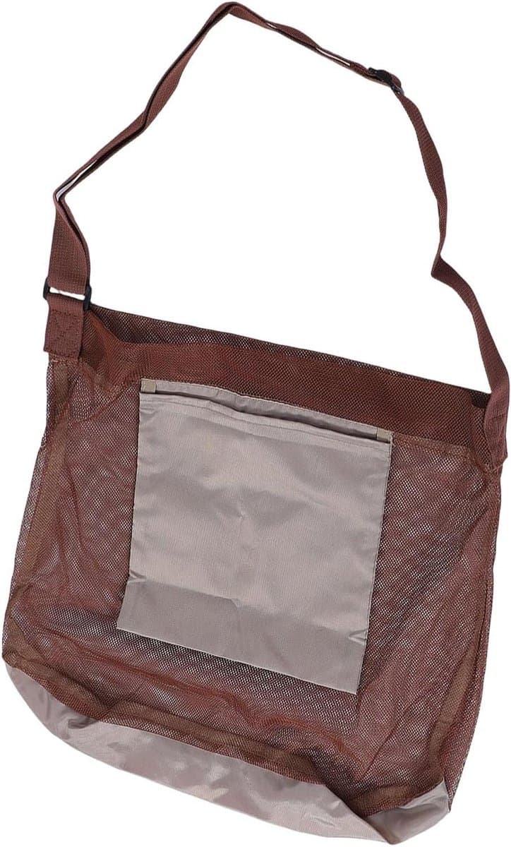 Opvouwbare Plukzak - Bessenverzamelaar Mand - Kamperen Tuinieren Boodschappen - Scheurbestendig Mesh Materiaal - 43x43cm - Niet gespecificeerd — afbeelding 1