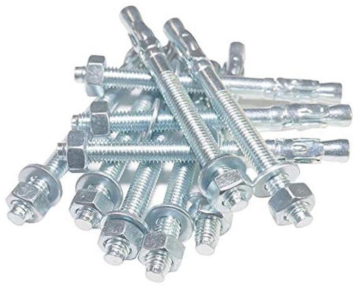 Zwarelastankers 50 stuks - Gegalvaniseerde ankers - Betonbevestiging - ETA-05/0241 goedkeuring - M8 95mm - Zilverkleurig — afbeelding 1