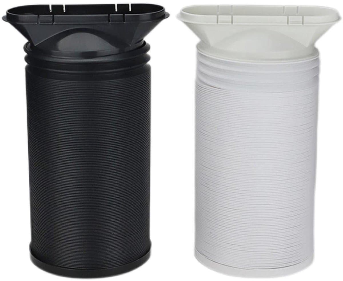 Dailygoods- Uitlaatslang Duurzaam - Flexibele Luchtafvoerslang - Afzuigslang - Voor Mobiele Airconditioning - Eenvoudig te Installeren - Bestand tegen Hitte en Slijtage - Ventilatieslang — afbeelding 1