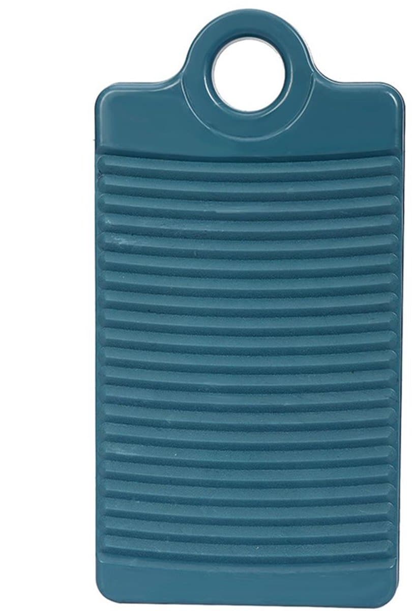 Mini-wasbord met een golvend streepmotief, ophanggaten en een verdikte, antislip onderkant. Gemaakt van plastic, geschikt voor het wassen van ondergoed, sokken, handdoeken, enz. - Groen. — afbeelding 1