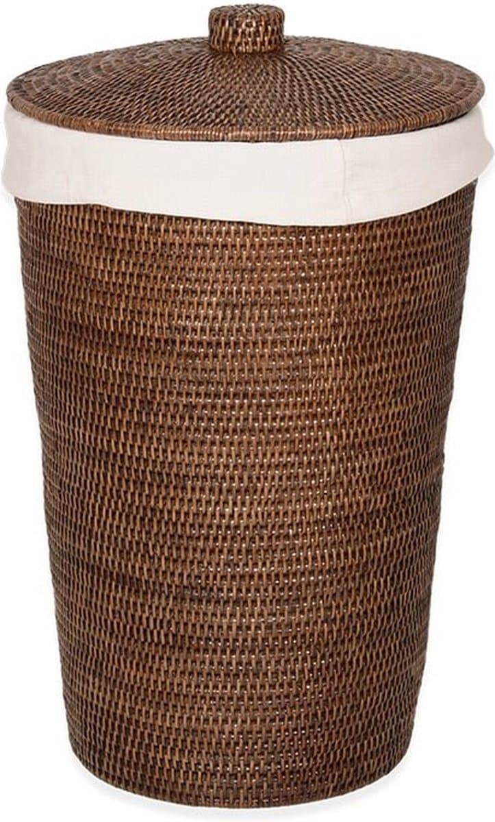 Wasmand Verfijnd - BASKET WB, donker rotan. — afbeelding 1