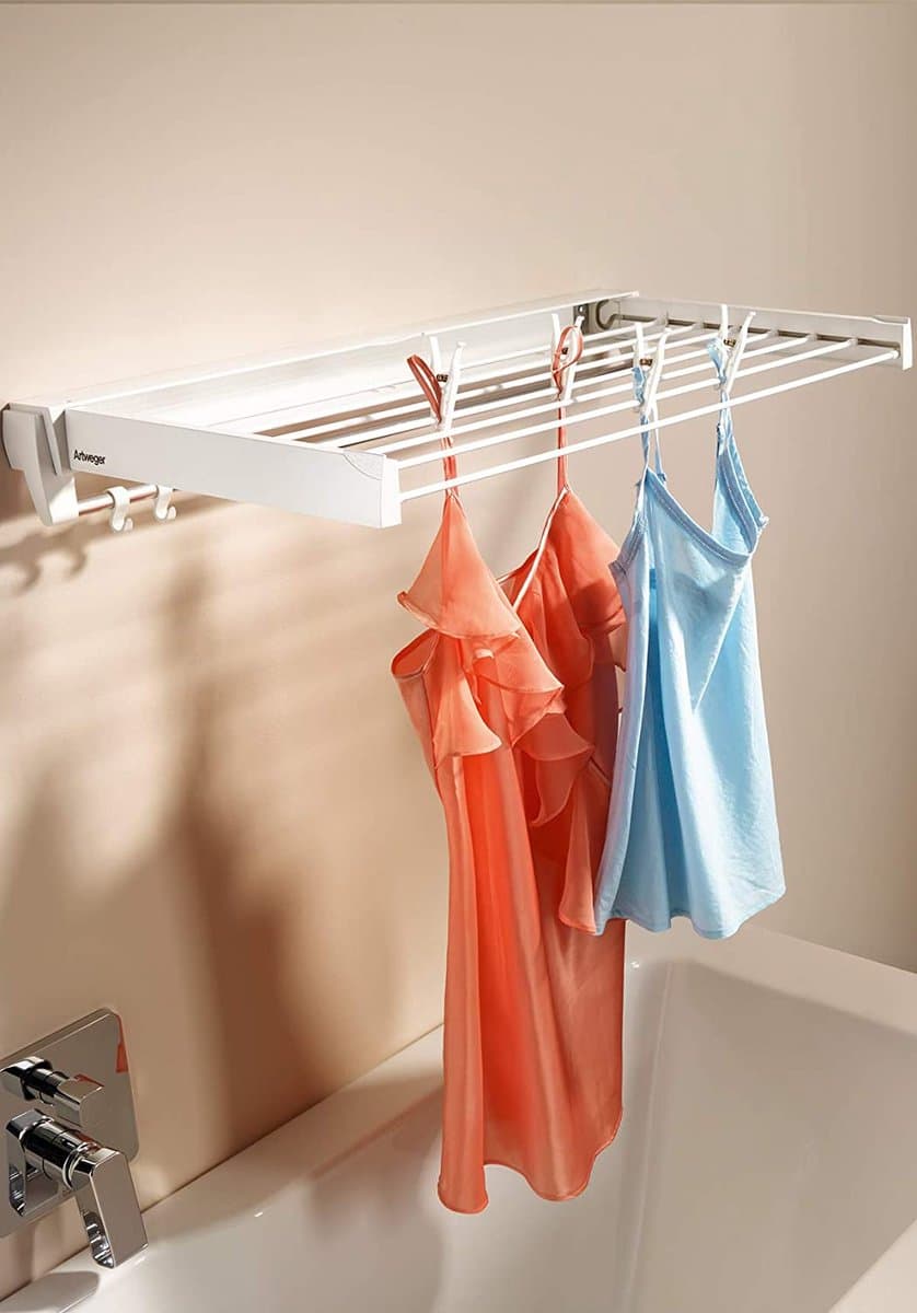 Inklapbaar Droogrek Universeel – Laundry Drying Rack - Wasrek voor in de Badkamer/Tuin/Slaapkamer/Balkon – Duurzam 100.5 x 105.5 x 53.5 cm — afbeelding 1