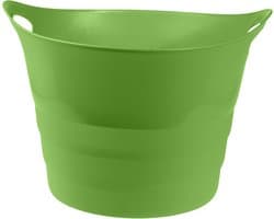 Excellent Houseware Flexibele emmer - groen - 43 liter - kunststof - 45 x 38 cm