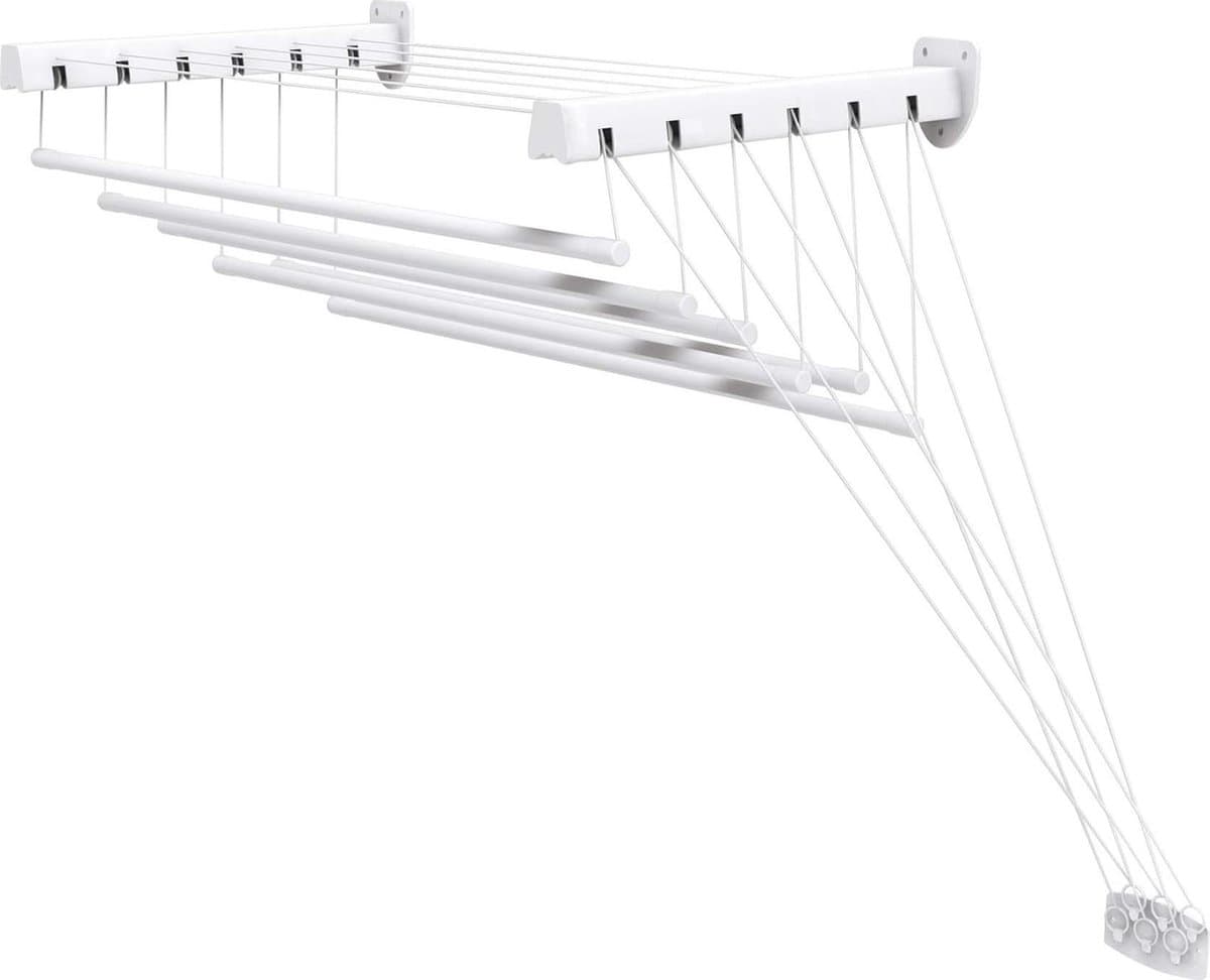 Lift 100 Wasdrogers voor muur en plafond van staal, 6 m drooglengte — afbeelding 1