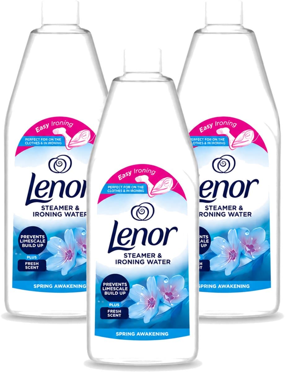 3 x Lenor - Strijkwater - Spring Awakening - Textielverfrisser - 1000 ml - Voordeelverpakking - 3 stuks — afbeelding 1