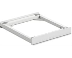 KIRA® Stapelkit Wasmachine Droger - Universele Stapelkit - Voor Wasmachine En Droger - Wit - 55cm x 8cm x 60cm