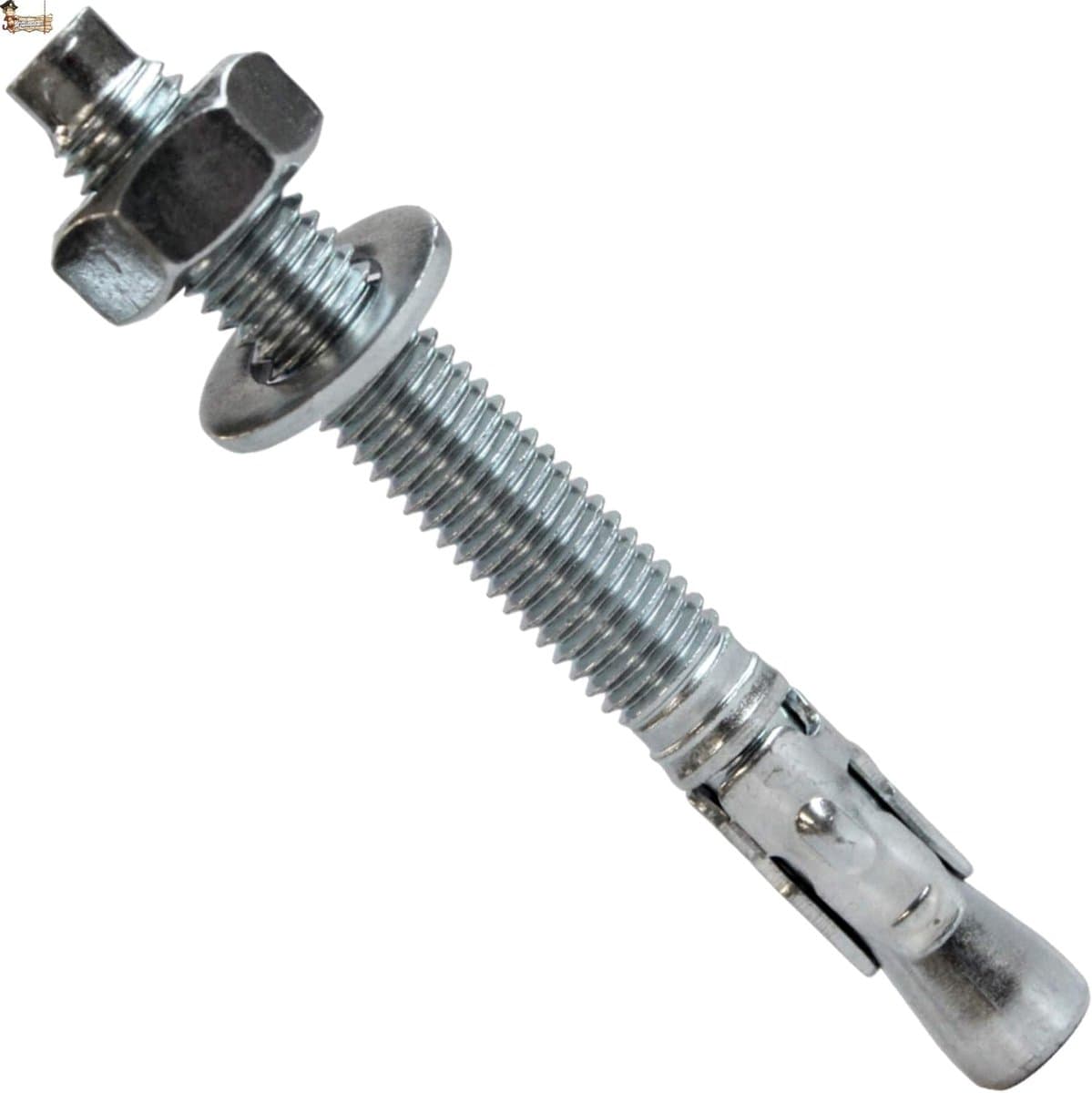Metaal Anker - Betonplug - Zware Lasten Bevestigen - Anti-rotatie Systeem - 8x90mm - Galvaniseerd — afbeelding 1