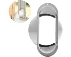 Afvoerslang Airco Klimaat - Koppelstuk Mobiele Airco Afvoerslang - Airconditioning afvoerslang - Verlengstuk van de uitlaatpijp van de airconditioning - Geschikt voor Ø15cm - Wit - Accessoires voor draagbare airconditioners