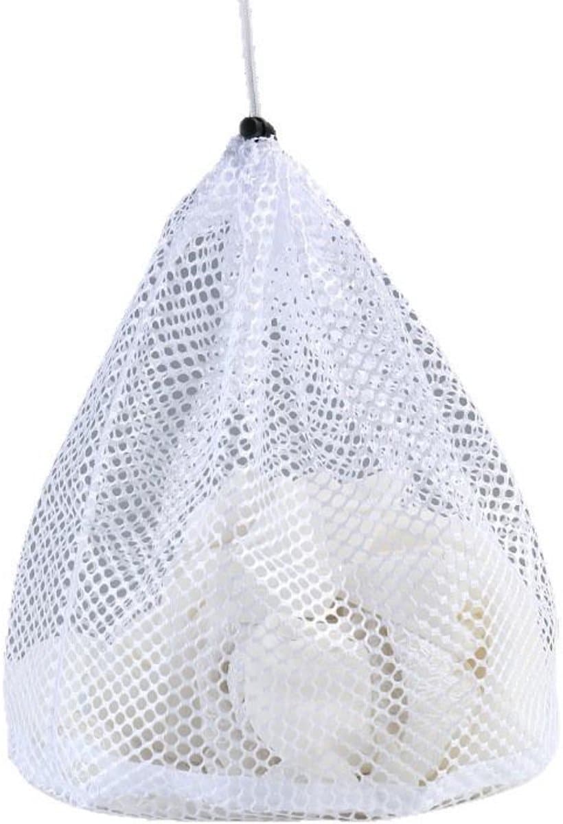 Wäschenetz Set - Wäschebeutel Waschnetz - 2 Stuks 30x40 cm - Ademend Polyester met Koordstop - Bescherming Delicate Kleding Reizen - Wit — afbeelding 1