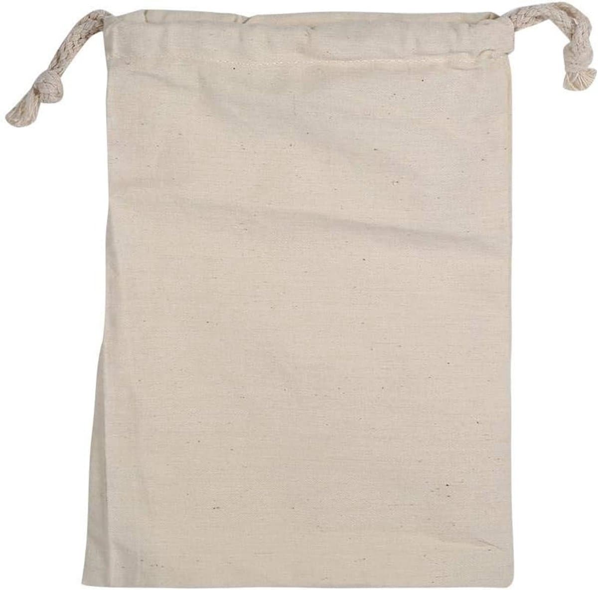 Zware canvas waszak met trekkoord, grote capaciteit voor was en opslag, 4 maten, ruimtebesparend en netjes organiseren van uw huis (22 * 28cm) — afbeelding 1