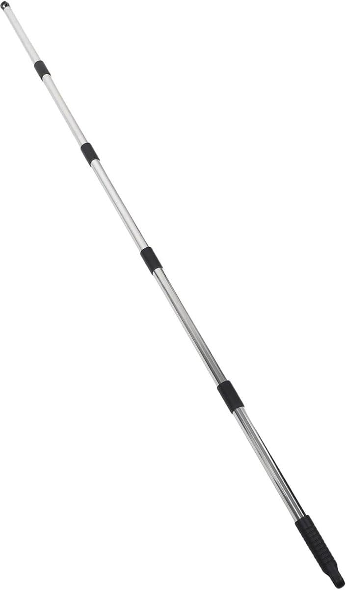 Waslijn Steunpaal - Droogpaal Telescopisch - Was Buiten Drogen - Verstelbare Hoogte - 181 cm - Zilver — afbeelding 1