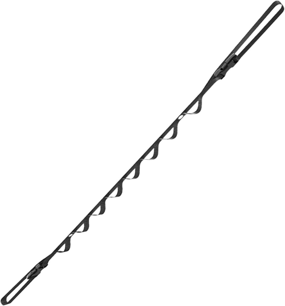Draagbare Kledinglijn - Reis Waslijn - Kleding Drogen - Compact Vouwmechanisme - 1 Meter - Zwart — afbeelding 1