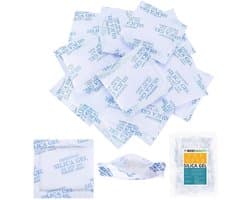 75 stuks x 5 g silicagel zakjes, silicagel droogmiddel silicagel zak, vacuüm silicagel zakken voor elektronica, kleding, laden, schoenontvochtiger kastontvochtiger