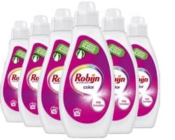 Robijn Wasmiddel Color Pink Sensation – 6 x 700 ml – Voor Gekleurde Was – Langdurige Frisheid – 84 Wasbeurten – 6 stuks