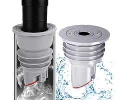Dailygoods- Afvoerslang met anti-geur afdichting - Afvoerstop - Afvoerplug - Buis - Siliconen - Voor afvoerpijp 18-30 mm