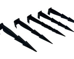 GARDENIX Set van 50 stuks AquaPeg Tuinslanganker grondspike montageanker voor druppelslang, sproeislang, plugvork Voor slang met een diameter van 16mm — afbeelding 1