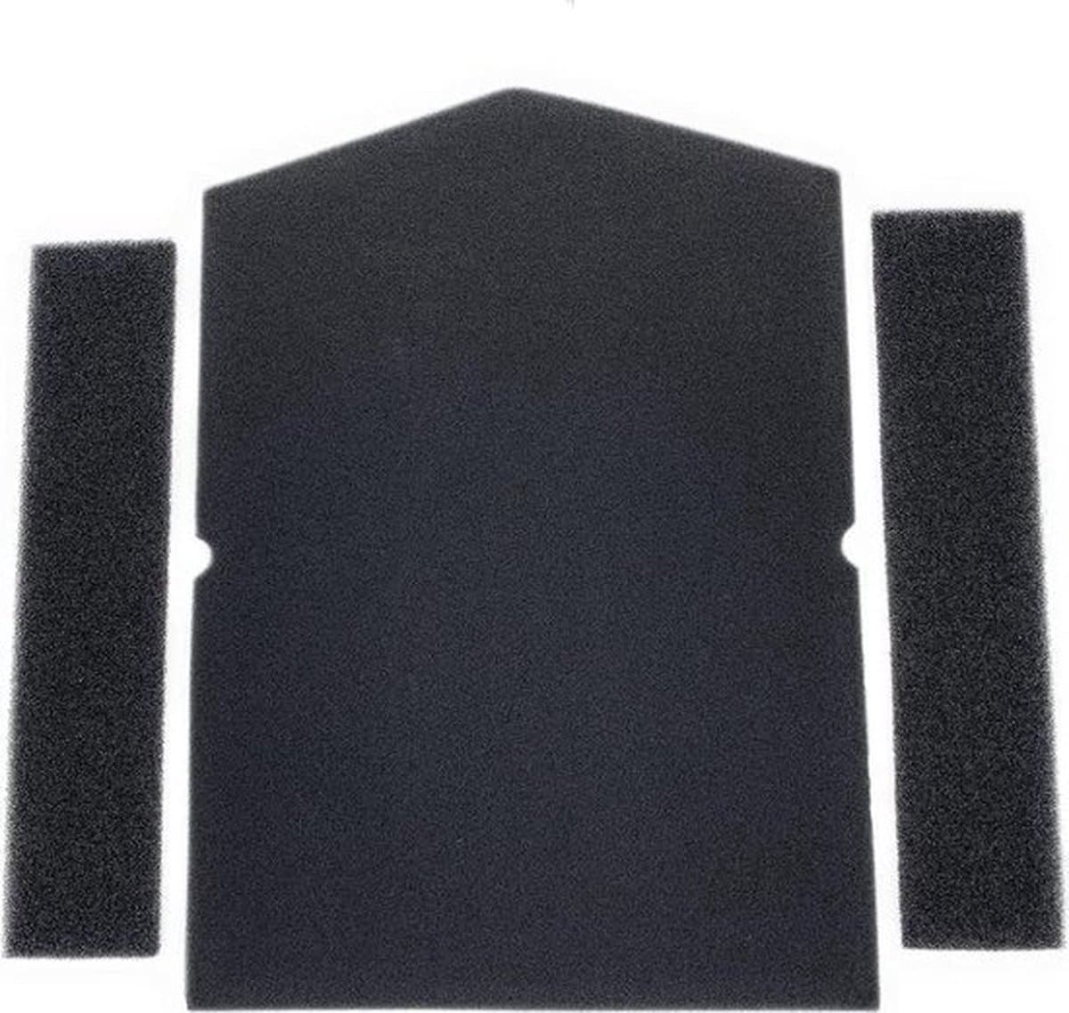 Somstyle Schuim Filter Set Geschikt voor Miele Wasdroger - 3 Stuks - Droger Accessoires - Schuimfilter - Zwart — afbeelding 1