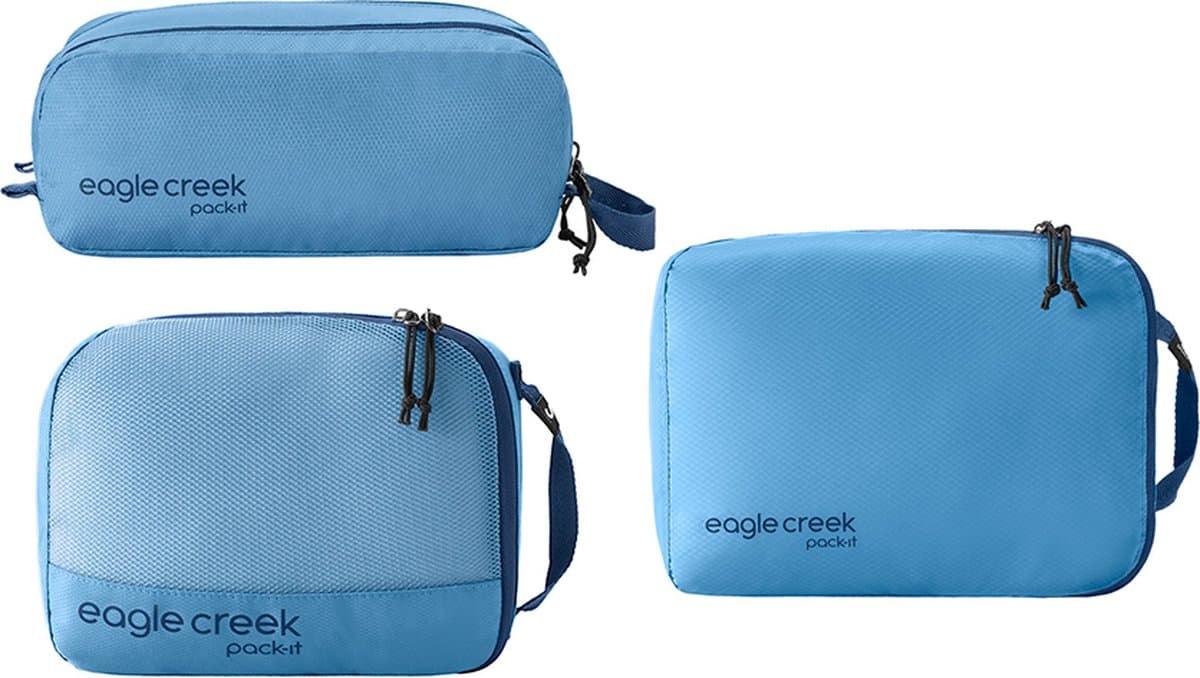 Eagle Creek Pack-It Overnight Set 3-delig - Packsack (blue dawn) — afbeelding 1