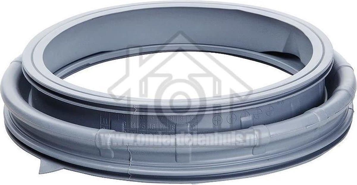 Samsung Manchet Met lip en 3 gaten WF8704FDA, WF1704YPC, WF8704FPA, WF0704Y7E, WW11H5400EW — afbeelding 1
