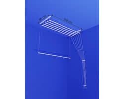 Heavy-duty Ruimtebesparend Plafond Droogrek - 6 stangen elk 190 cm lang