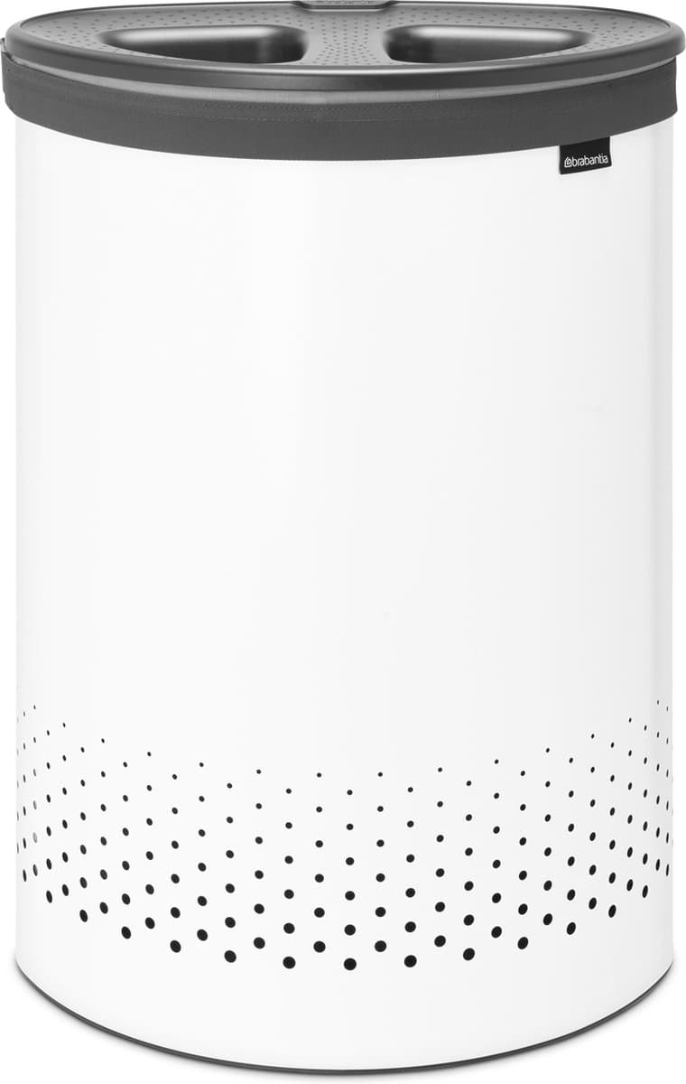 Brabantia Wasmand - met Deksel - 55 l - White / Kunststof deksel — afbeelding 1