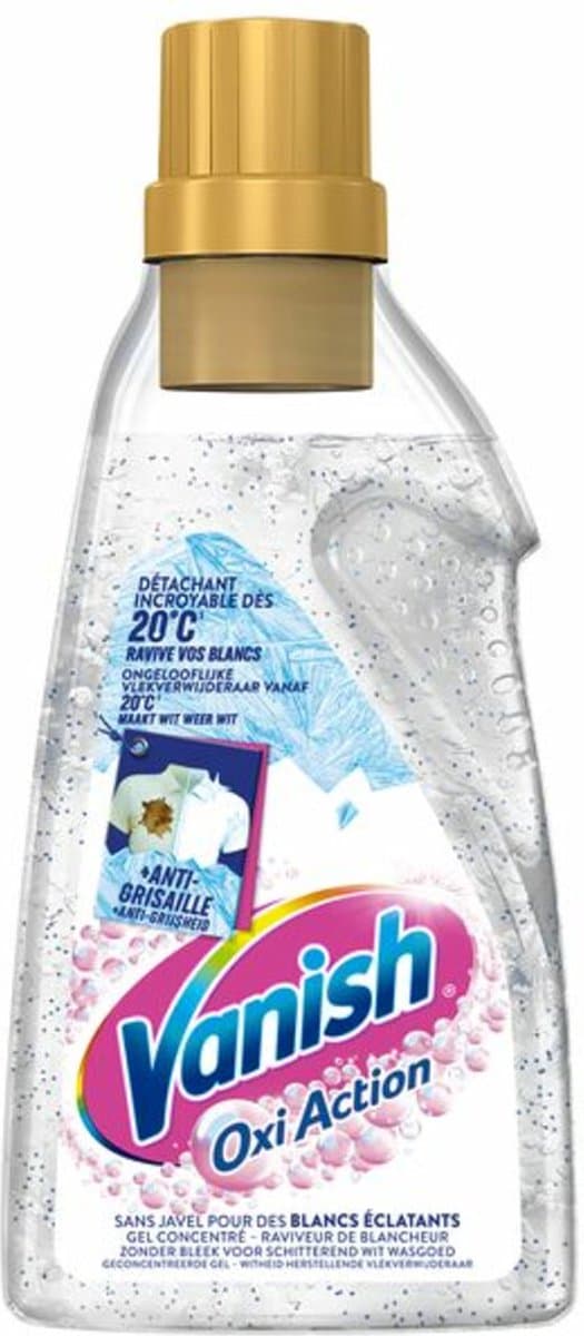 Vanish Oxi Action Booster Gel Whitening - 750 ml — afbeelding 1