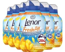 Lenor Fresh Air Zonnestralen - Wasverzachter - 6 x 34 Wasbeurten Voordeelverpakking