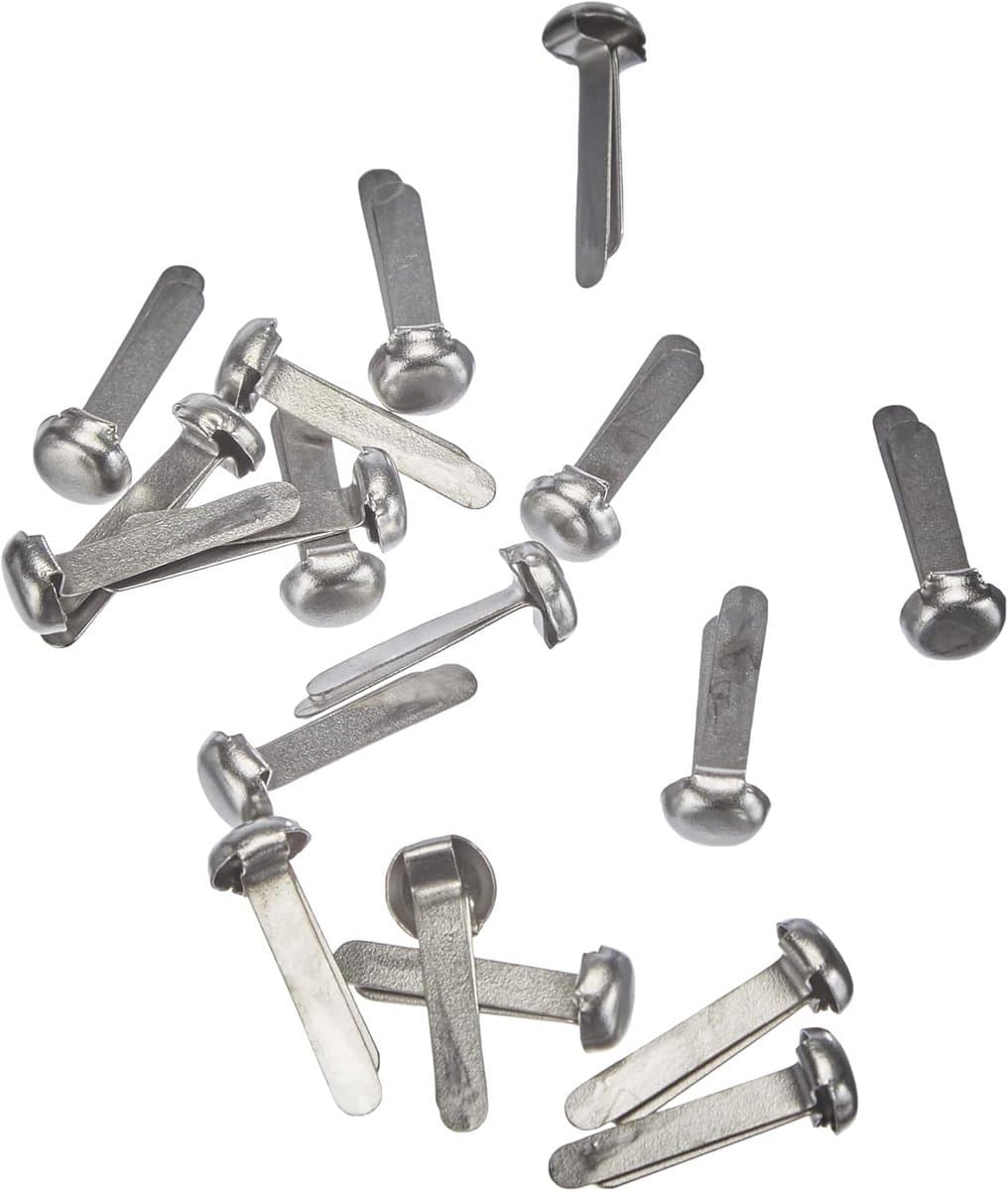 500 Stuks Monsterzakklemmen Zilver - Ronde Kop Zendingbinder voor Postzakken — afbeelding 1