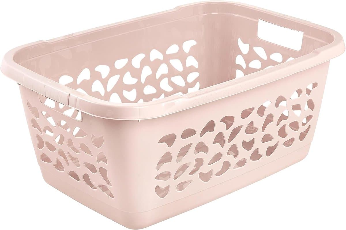 Wasmand 'Jost', breedte: 650 mm, Scandinavisch roze — afbeelding 1