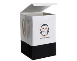 Wasmand - Wasmand Kinderkamer - Opbergmand kinderen - Opvouwbare Wasmand - Laundry Basket- Wasmand met Deksel - Opbergmand voor speelgoed - Speelgoedmand - 45L