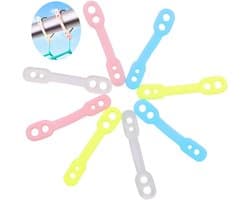 Set van 50 Winddichte Wasknijpers met Antislipslot - Siliconen Hangers voor Buiten