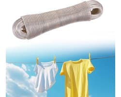 30 meter waslijn voor binnen en buiten drogen van kleding