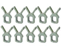 10-stuks Strandhanddoekclips - Wasknijperclips - Diefstalbestendige wasknijperclips - Ligstoelclips - Windbestendig - Geschikt voor binnen- en buitengebruik - Geschikt voor het drogen van handdoeken, kleding en beddengoed - Groen