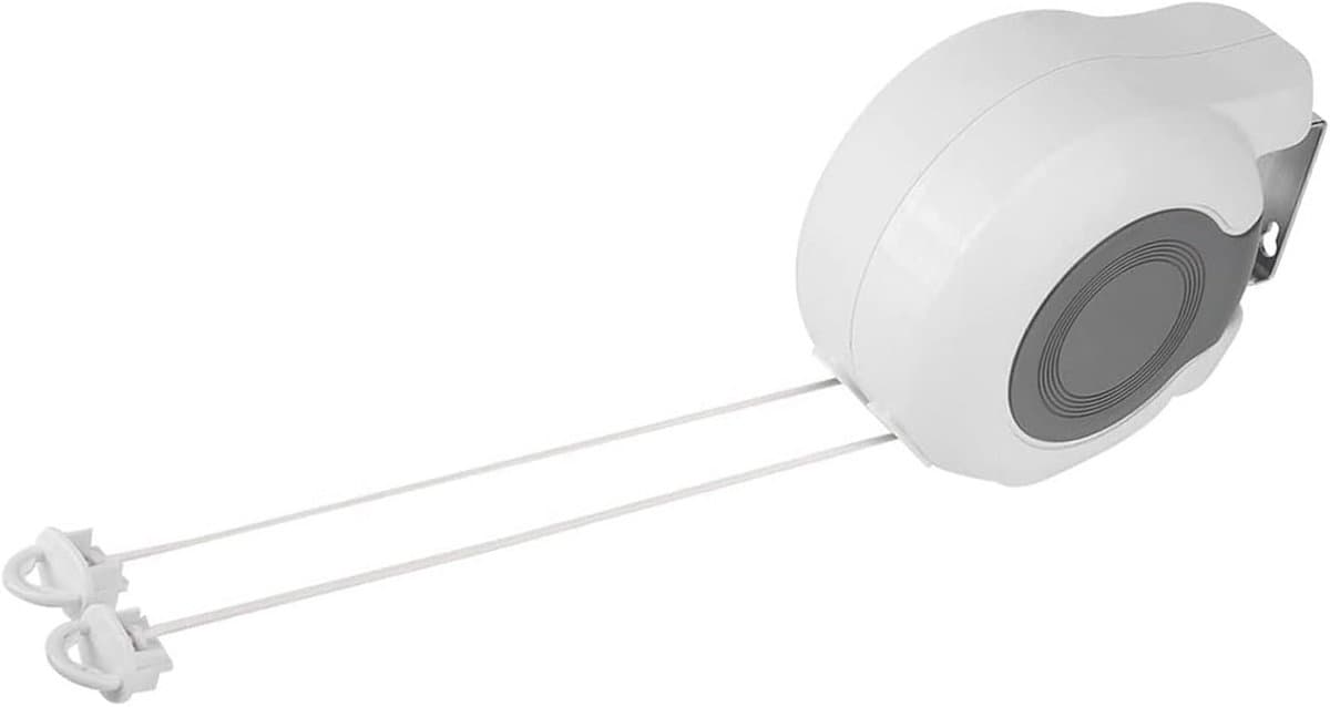 Uitschuifbare Waslijn Dubbel PVC 26 Meter - Ruimtebesparend Voor Binnen en Buiten — afbeelding 1