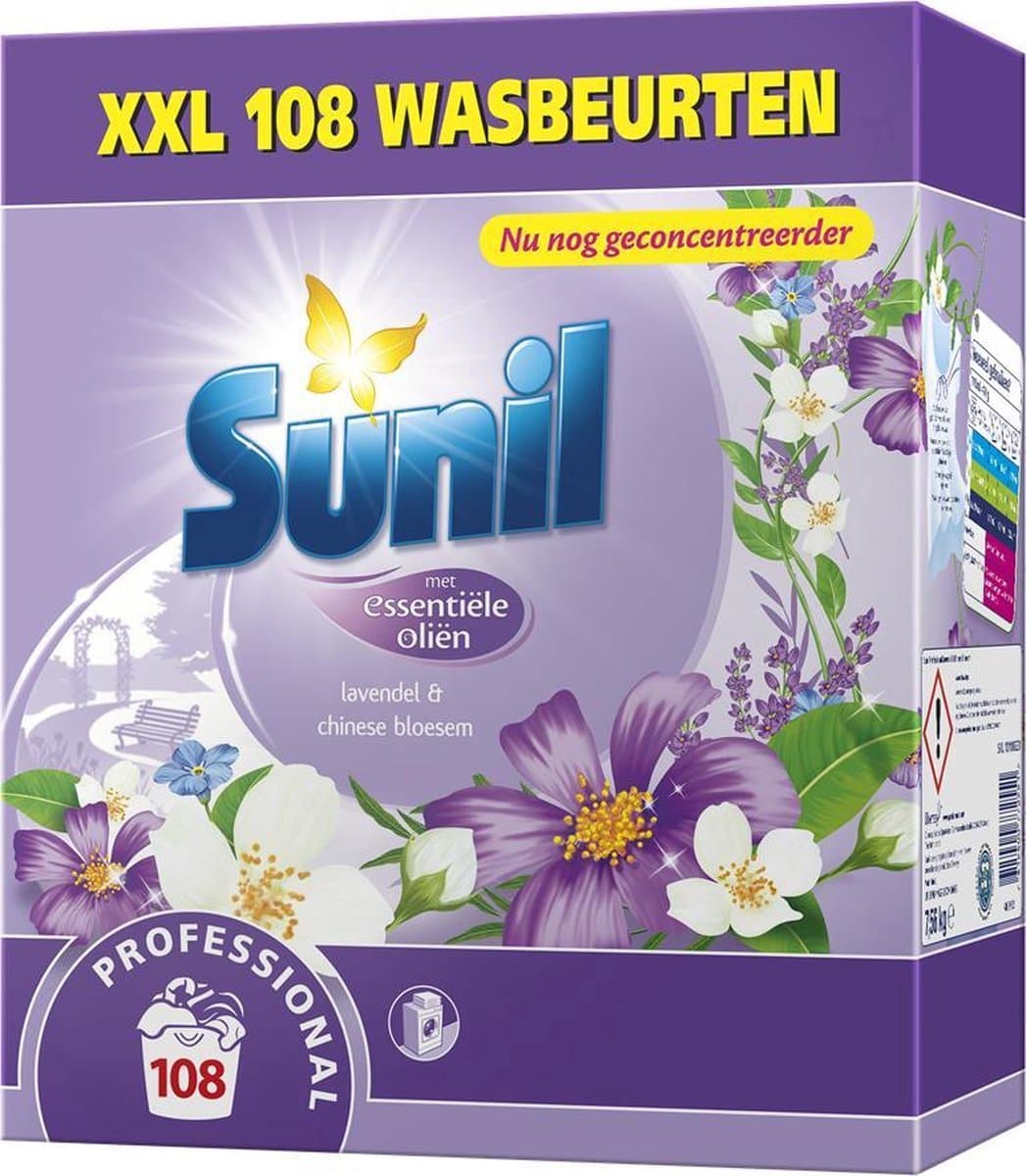 Sunil wasmiddel Lavendel 108 wasbeurten — afbeelding 1